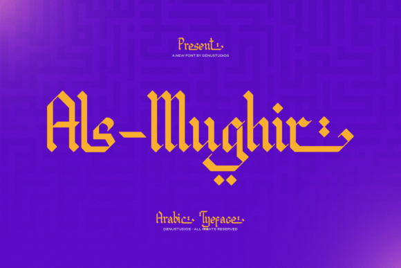 Al Mughir Font for Creative Projects