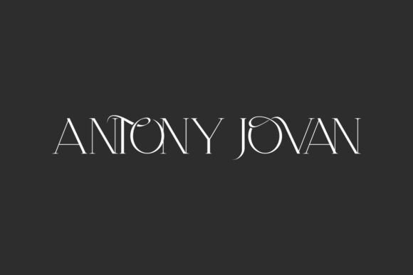Antony Jovan Font for Creative Projects