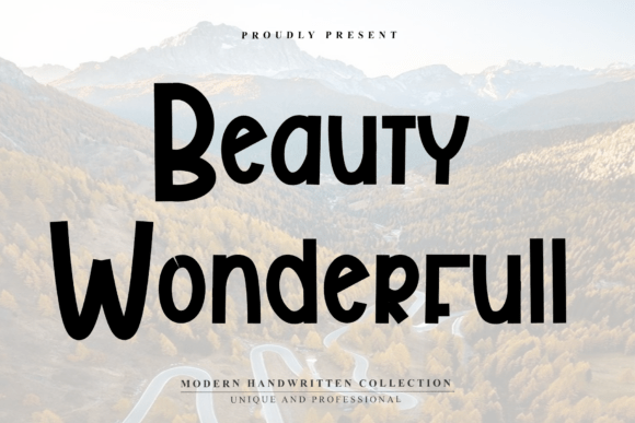 Beauty Wonderfull Font for Creative Makers