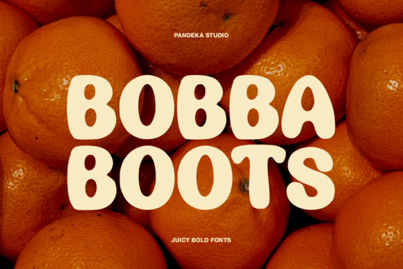 Bobba Boots Font: Groovy Design