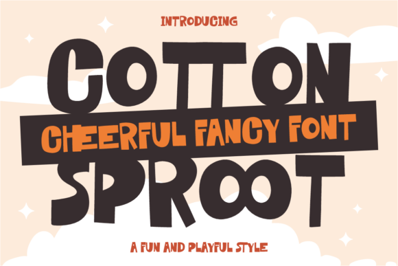 Cotton Sproot Font for Playful Branding