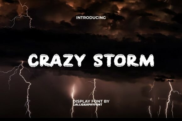 Crazy Storm Font Review