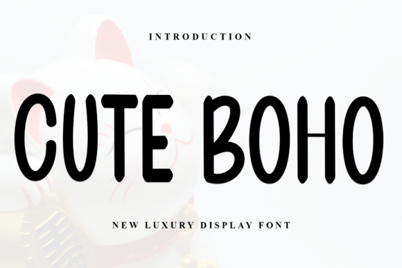 Cute Boho Font for Business Branding