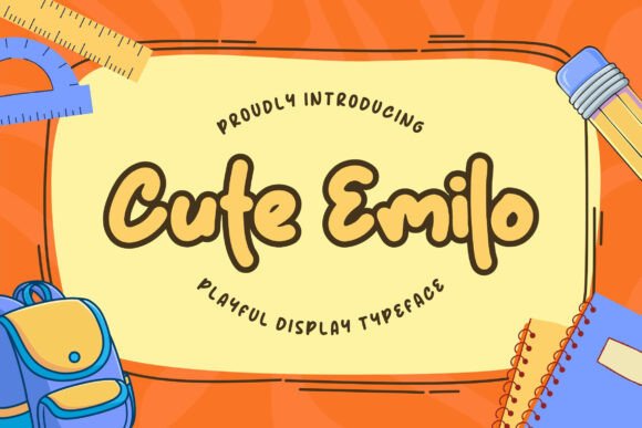 Cute Emilo Font for Creative Makers