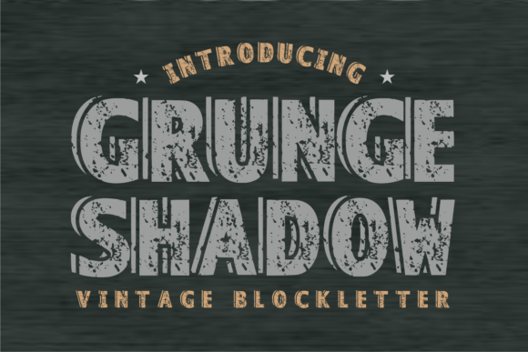 Grunge Shadow Font Review