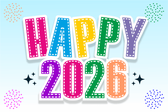 Happy 2026 Font Review