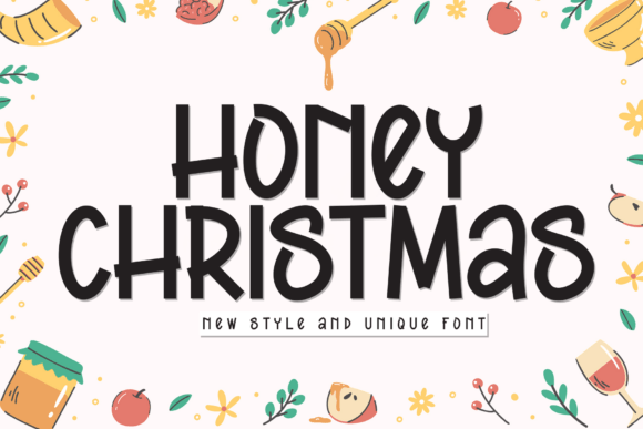 Honey Christmas Font for Creative Makers