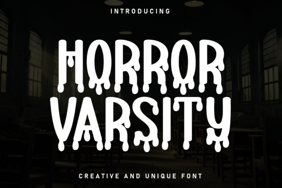 Horror Varsity Font for Bold Campaigns