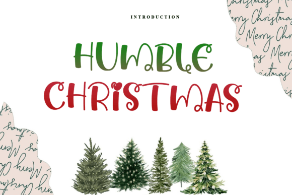 Humble Christmas Font for Business Branding