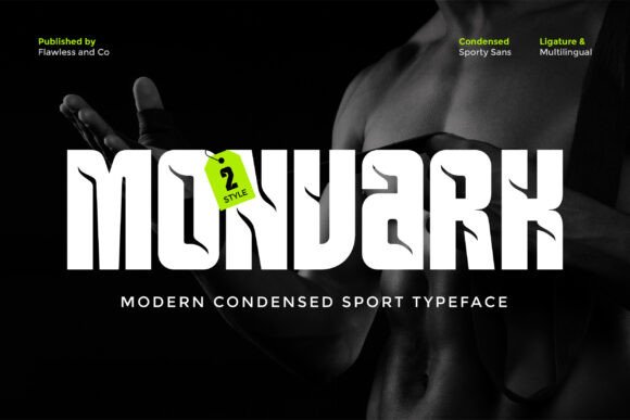 Monvark: Bold Display Font for Impactful Campaigns