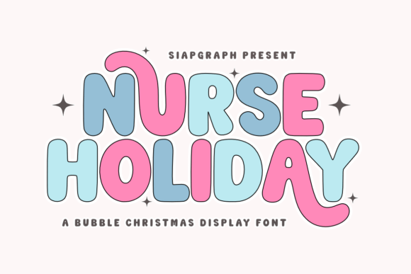 Nurse Holiday Font Review