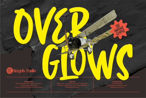 Overglows: A Vibrant Display Font
