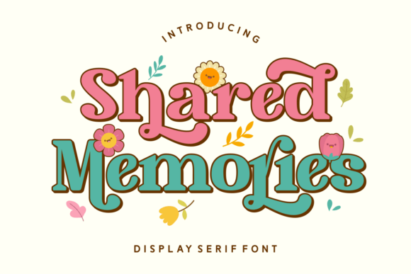 Shared Memories Font for Web Design