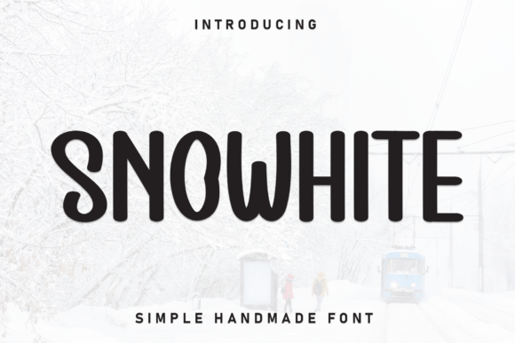 Snowhite Font: Elegant Display Type