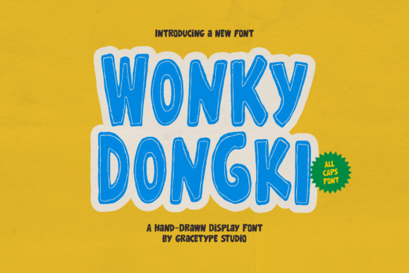 Wonky Dongki Font for Web Design